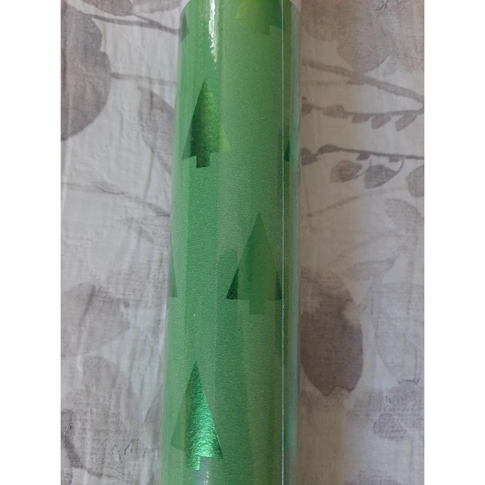 NIP 3 Rolls‎ Wondershop Target Reversible Wrapping Paper Christmas Tree And Red
